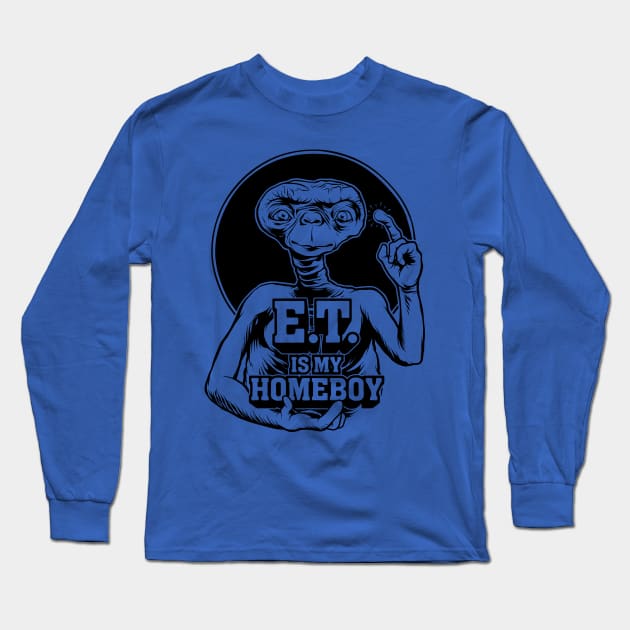 E.T. is my Homeboy - Light Colors Long Sleeve T-Shirt by scumbugg